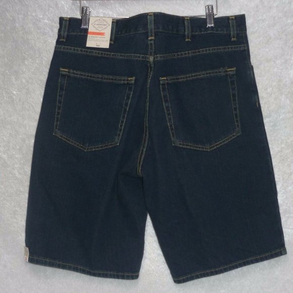 Men's Denim Shorts St John's Bay Straight Fit 5 Pockets size 44 NEW - Picture 5 of 9